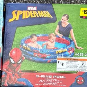 Marvel Spider-Man Kids Pool - Blue and Red